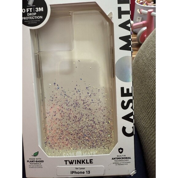 Case Mate iPhone 13 Twinkle Sparkles Glitter Cellphone Case New - Picture 1 of 3